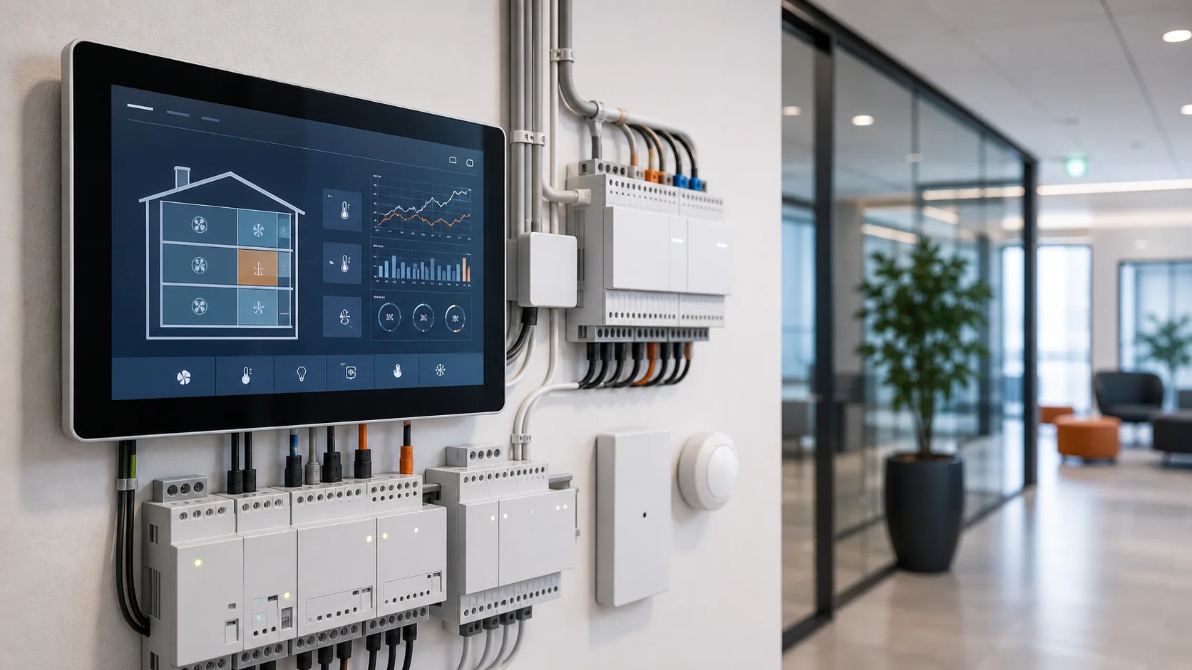 GBS-systeem met touchscreen en regeltechniek